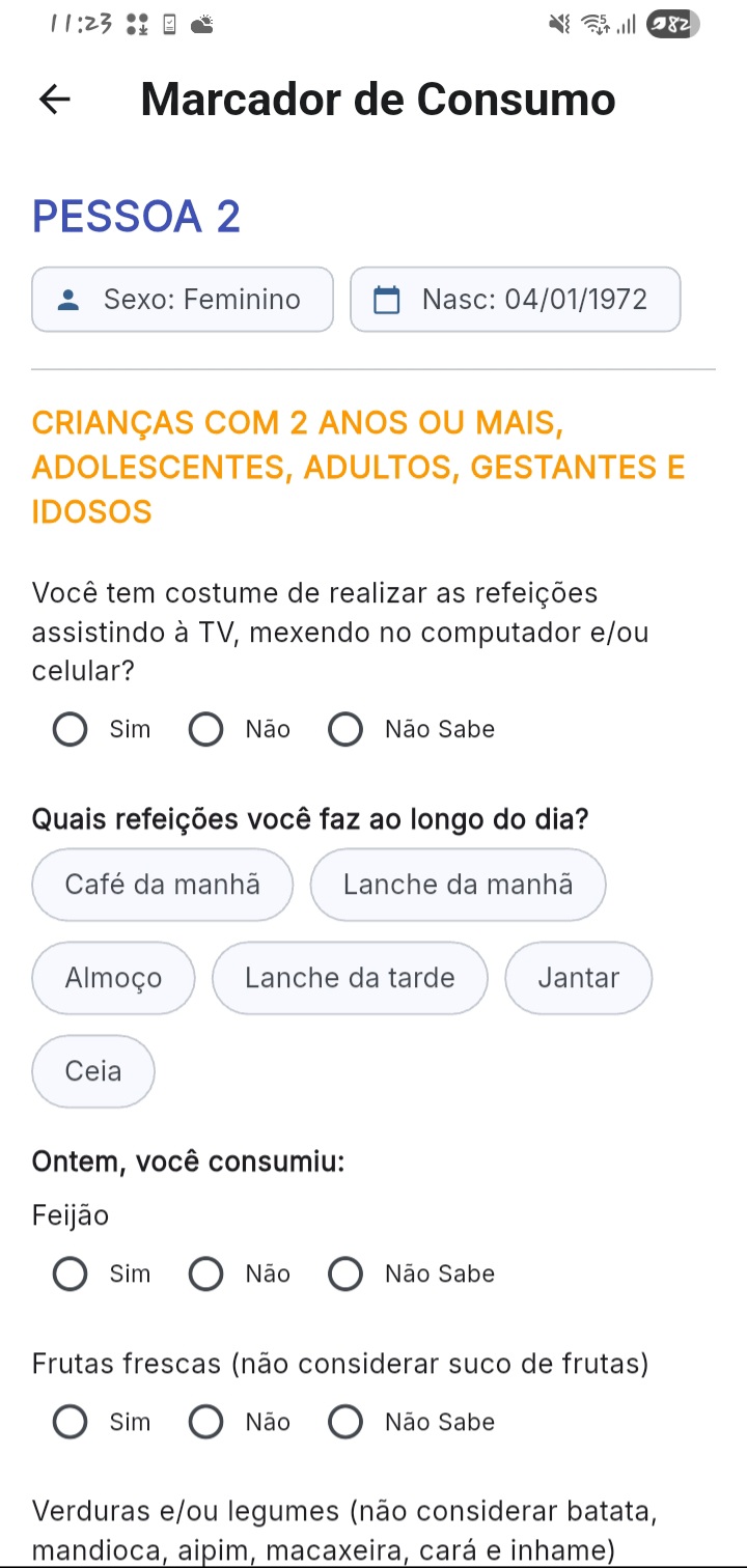 Marcador Alimentar